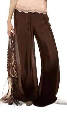 NEW DELUC strada pants in chocolate